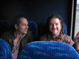 Will and I on the bus